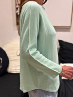 Charger l'image dans la galerie, Pull doux réversible LINO Vert d'eau
