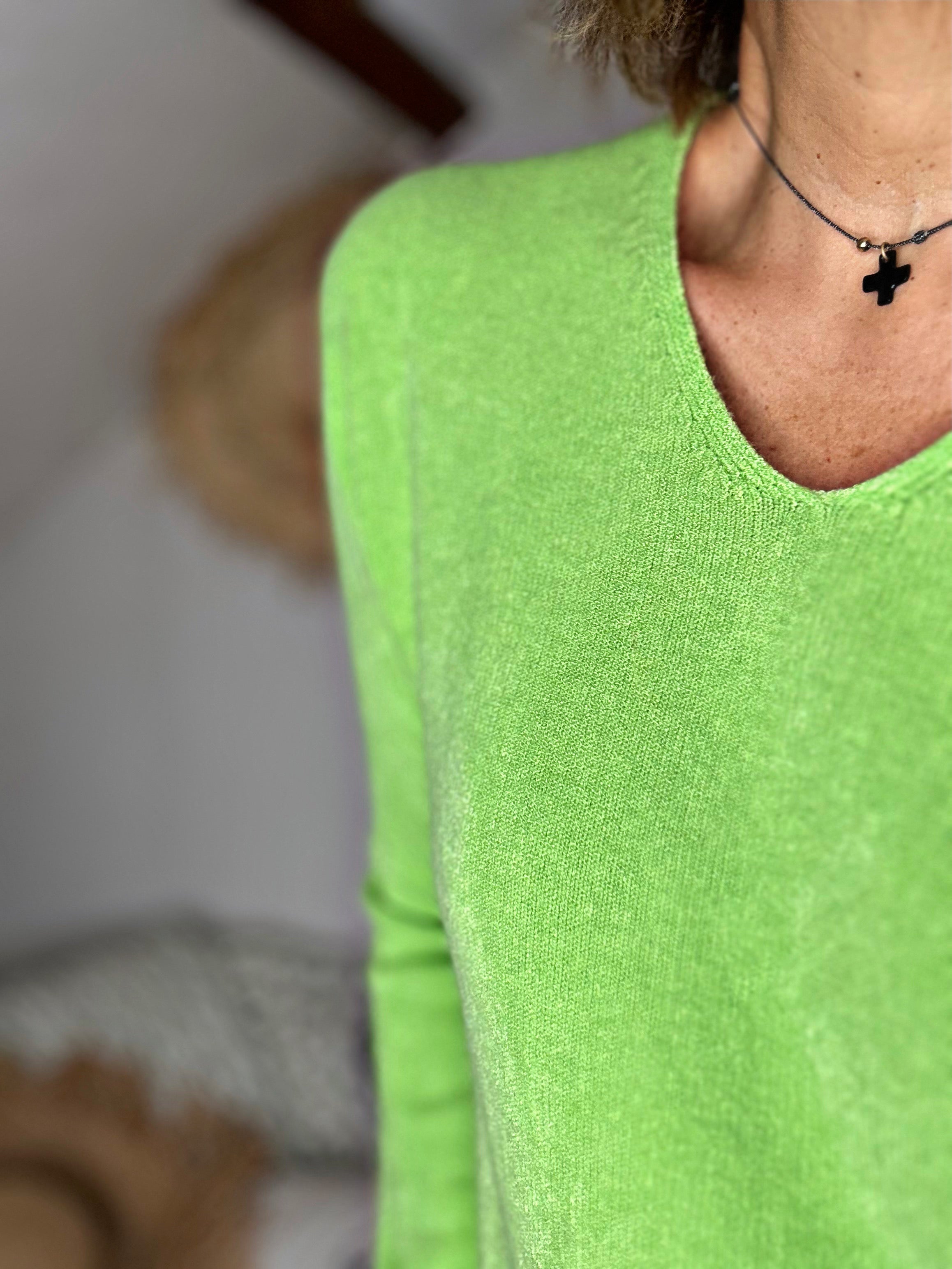 Pull tout doux SYLVANO Vert