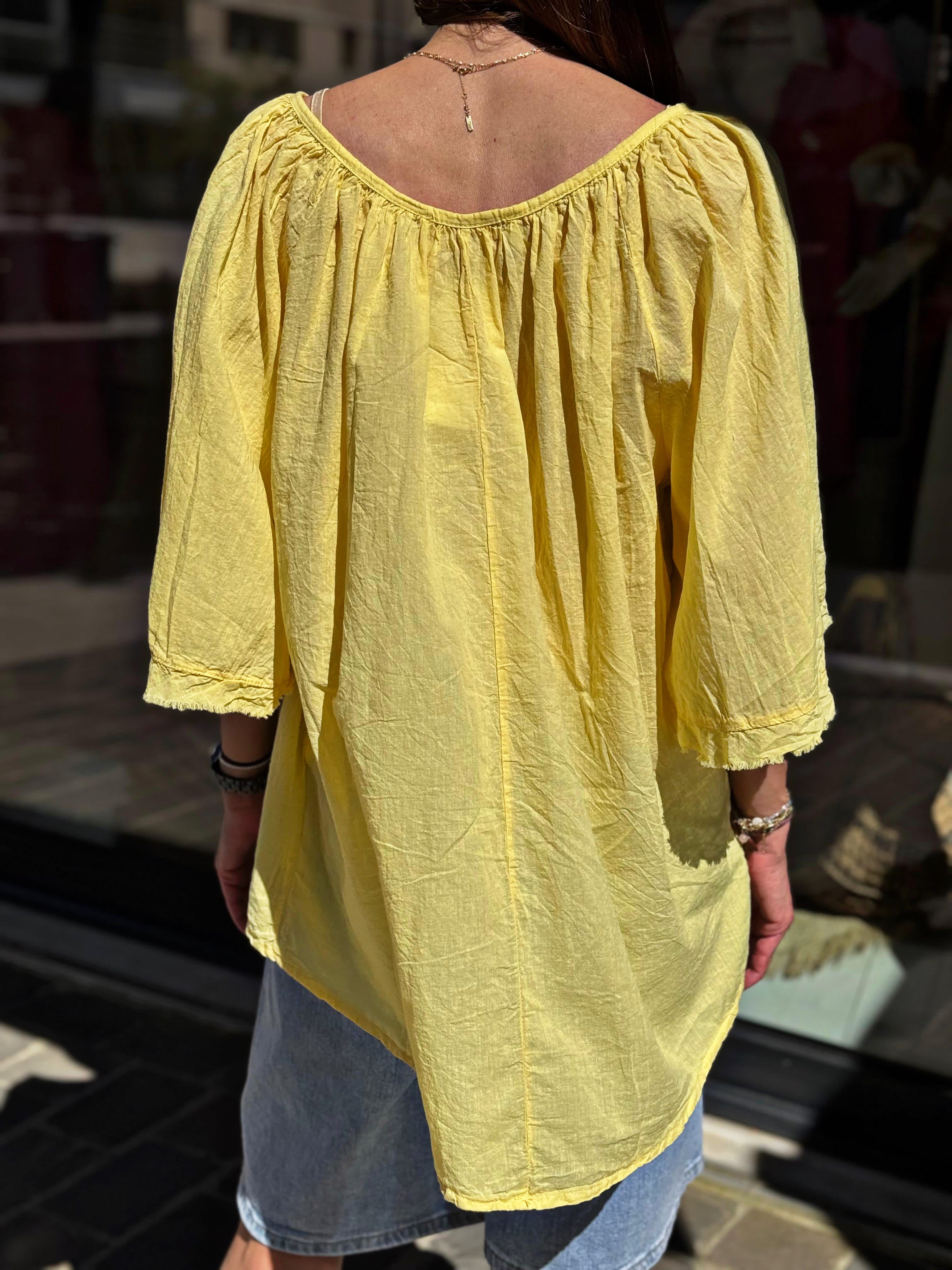 Blouse RITA Jaune