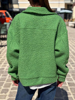 Charger l&#39;image dans la galerie, Blouson bouclette GAB Vert

