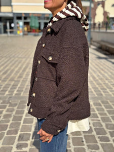 Blouson bouclette GAB Choco