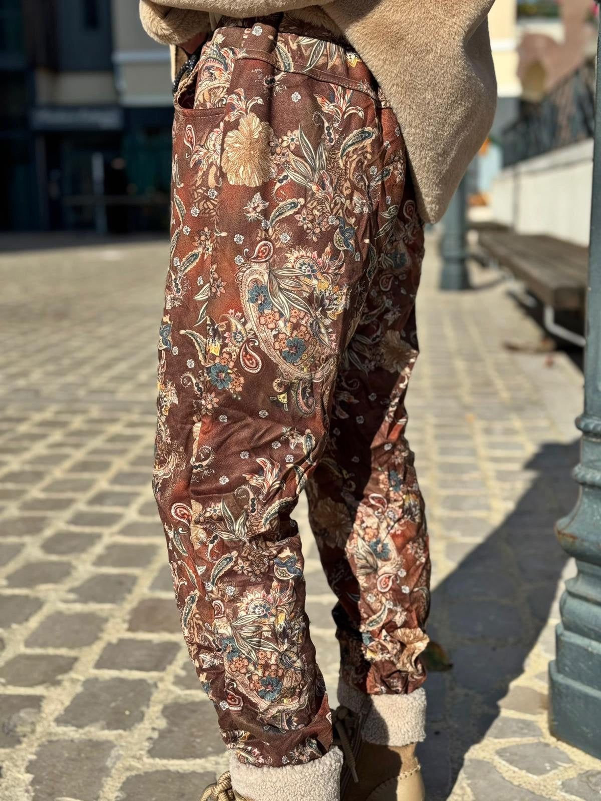 Pantalon TOSCANE Choco