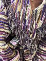 Charger l&#39;image dans la galerie, Veste CIARA Parme/Ecru
