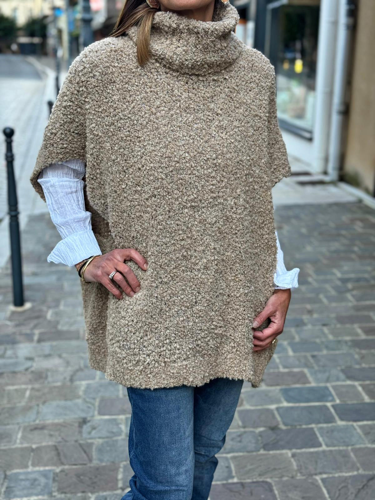 Pull sans manche BERNIE Camel