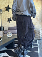 Charger l'image dans la galerie, Pantalon velours cotelé souple BEN Noir
