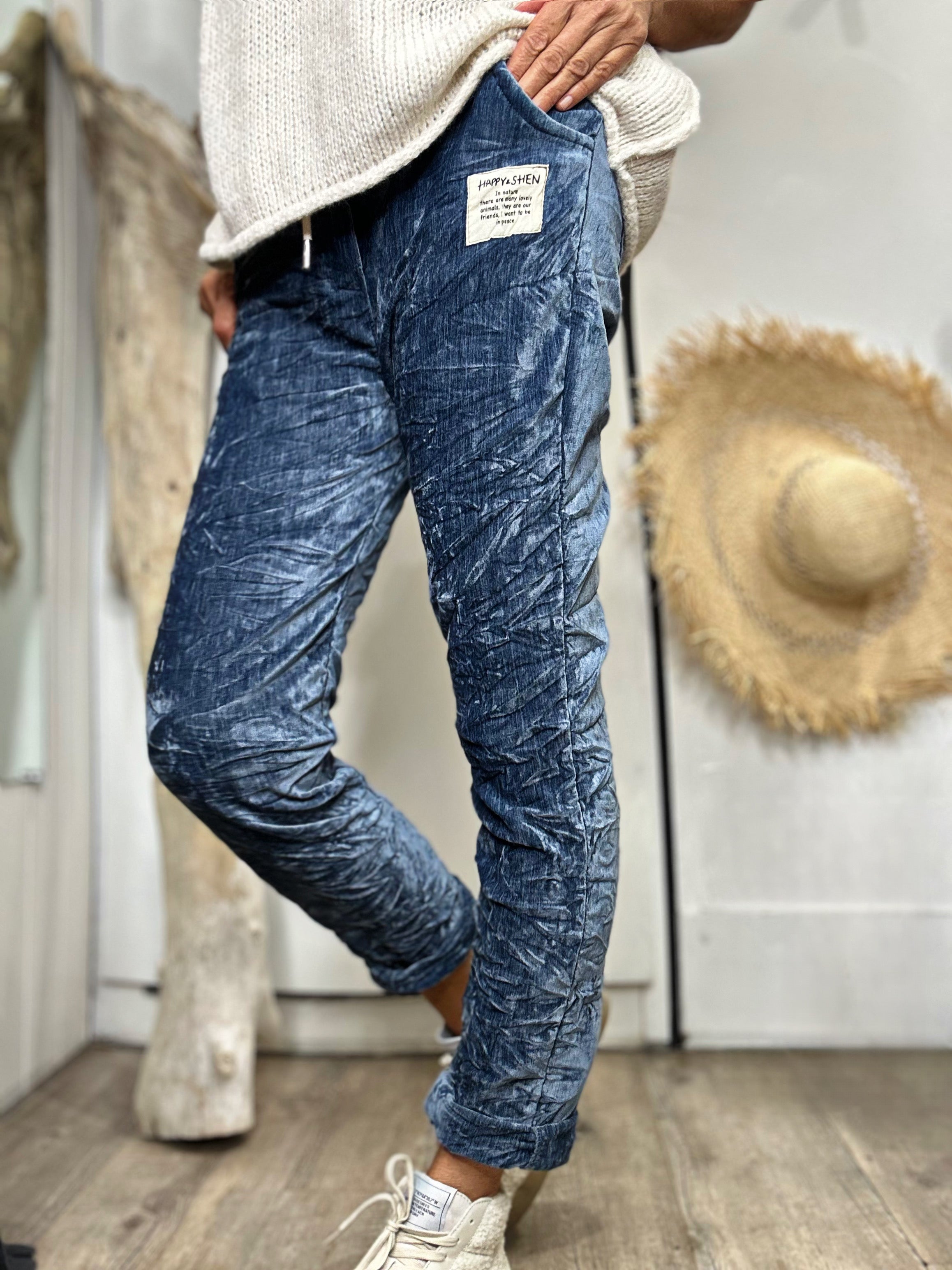 Pantalon NAHO Bleu