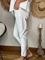 Charger l&#39;image dans la galerie, Pantalon magique TALLY Blanc
