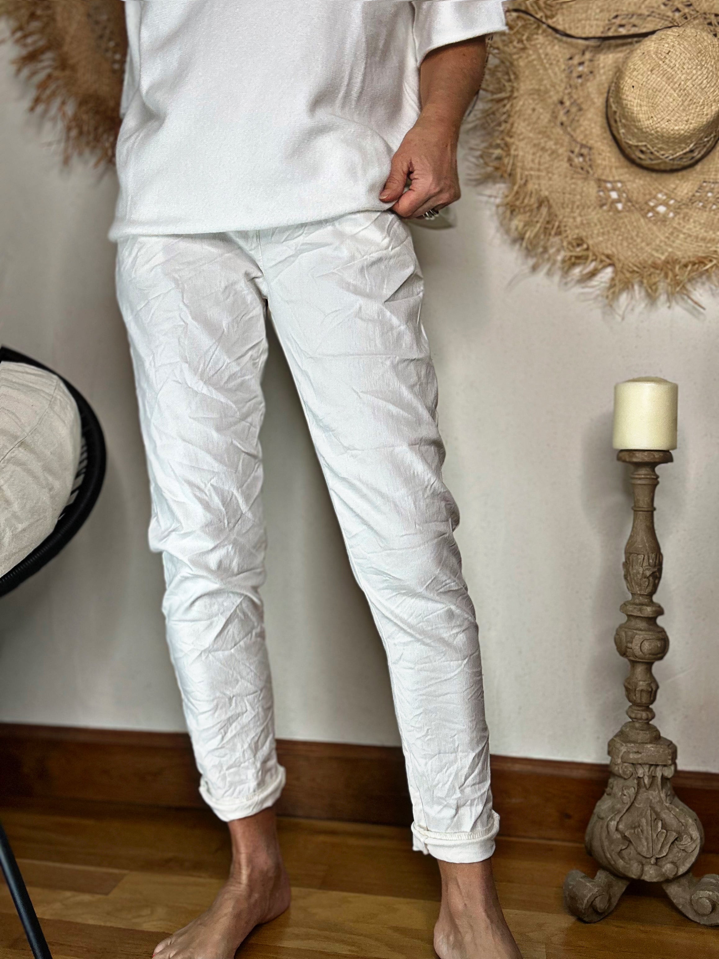 Pantalon magique TALLY Blanc