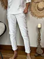 Charger l&#39;image dans la galerie, Pantalon magique TALLY Blanc
