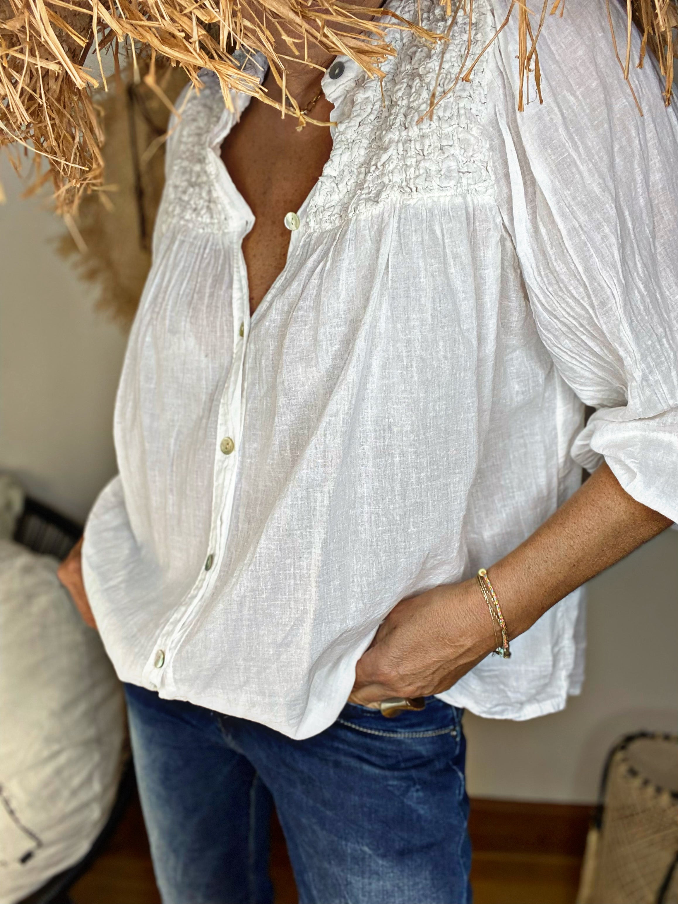 Chemise LIDIA Ecru