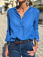 Charger l&#39;image dans la galerie, Chemise FOGGIA Bleu - Banditas
