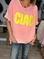Charger l&#39;image dans la galerie, Tee shirt LEONIE Corail
