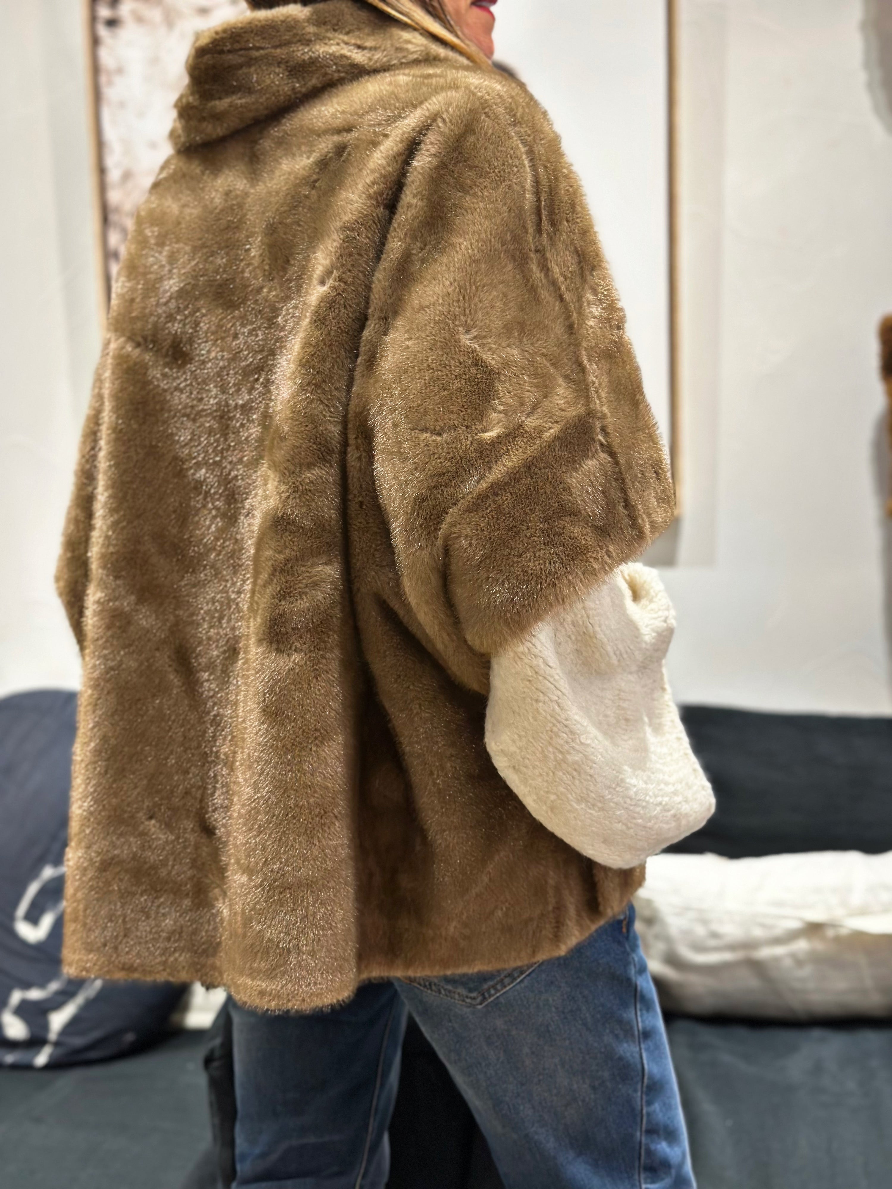 Veste/Poncho MAYA Camel