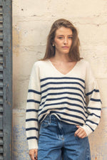 Charger l'image dans la galerie, Pull AURORE Marine - Gold and Silver
