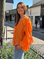 Charger l&#39;image dans la galerie, Chemise NINA Orange
