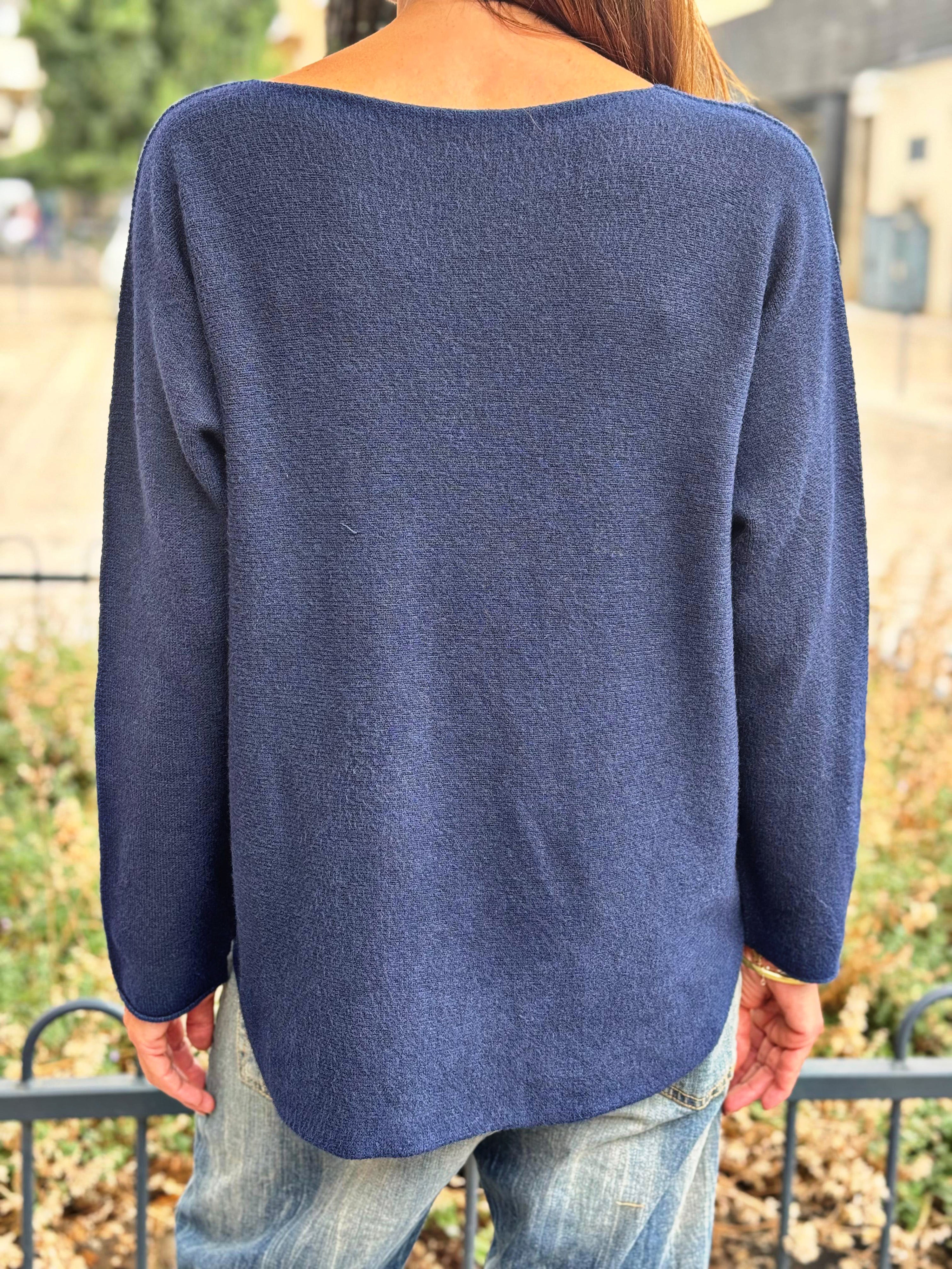 Pull doux TAO Marine