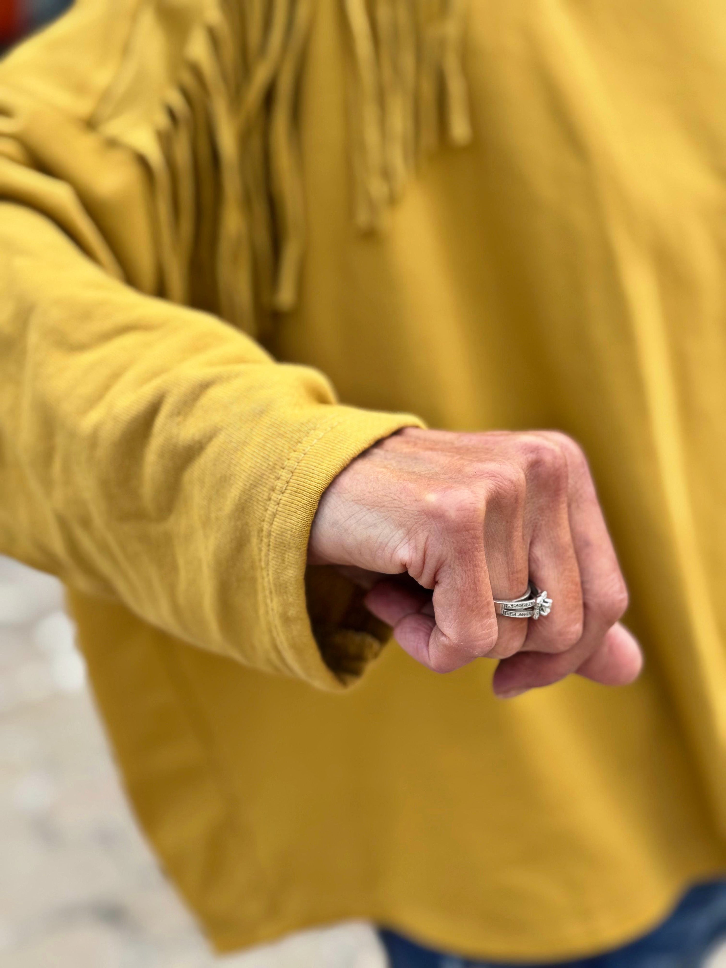 Sweat fin CLEO Jaune