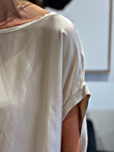Top satiné SERENITE Beige clair