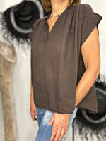 Charger l'image dans la galerie, Blouse DANY Choco
