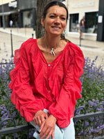 Charger l&#39;image dans la galerie, Chemise NINA Rouge
