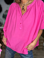 Charger l&#39;image dans la galerie, Top ELIOS Fuchsia
