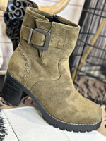 Charger l&#39;image dans la galerie, Boots STELLA Kaki

