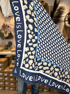 Foulard LOVE Marine