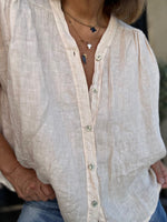 Charger l'image dans la galerie, Blouse lin Ecru - 86
