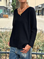 Charger l&#39;image dans la galerie, Pull doux TAO Noir
