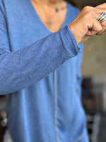 Charger l'image dans la galerie, Pull doux MARCO Bleu jeans
