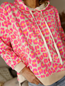 Sweat LEO Fuchsia/Orange