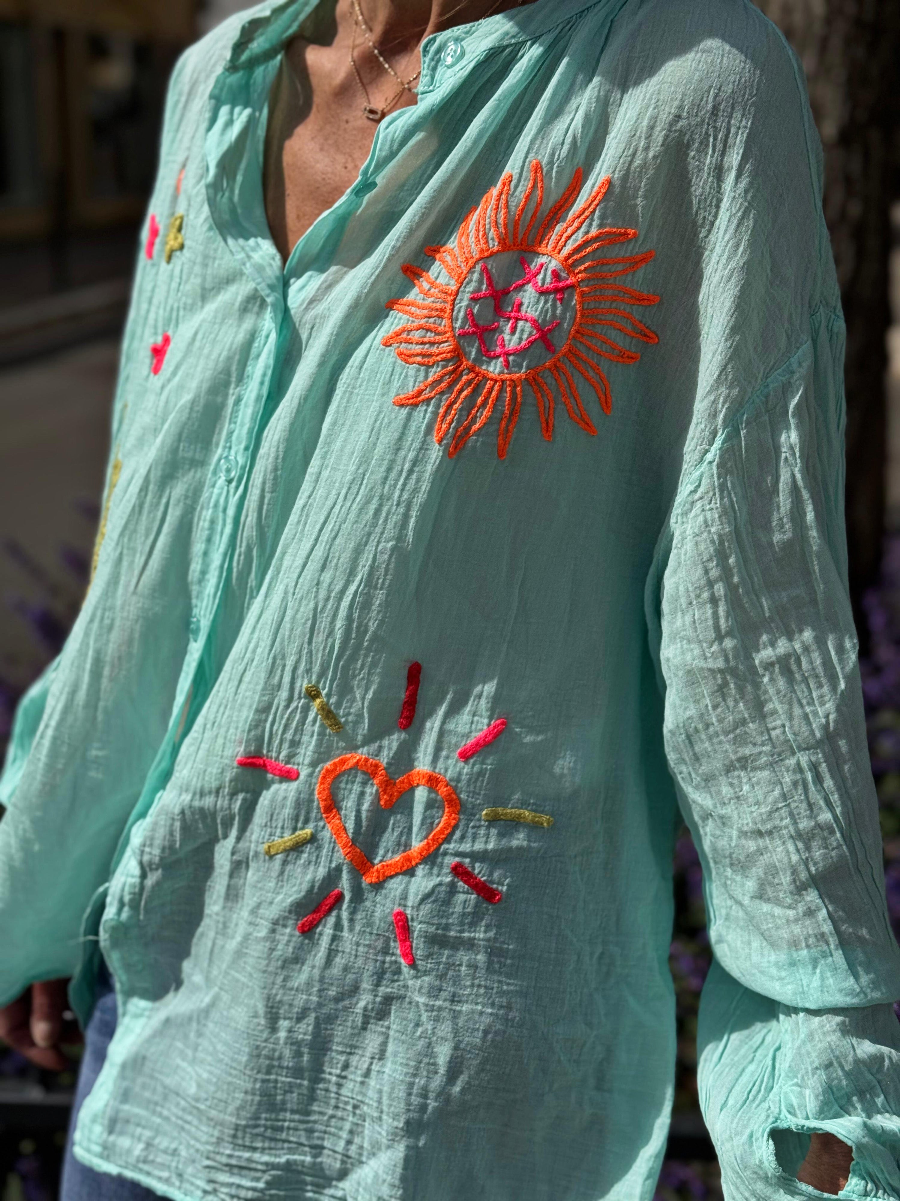 Chemise FABIOLA Aqua