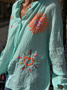 Chemise FABIOLA Aqua