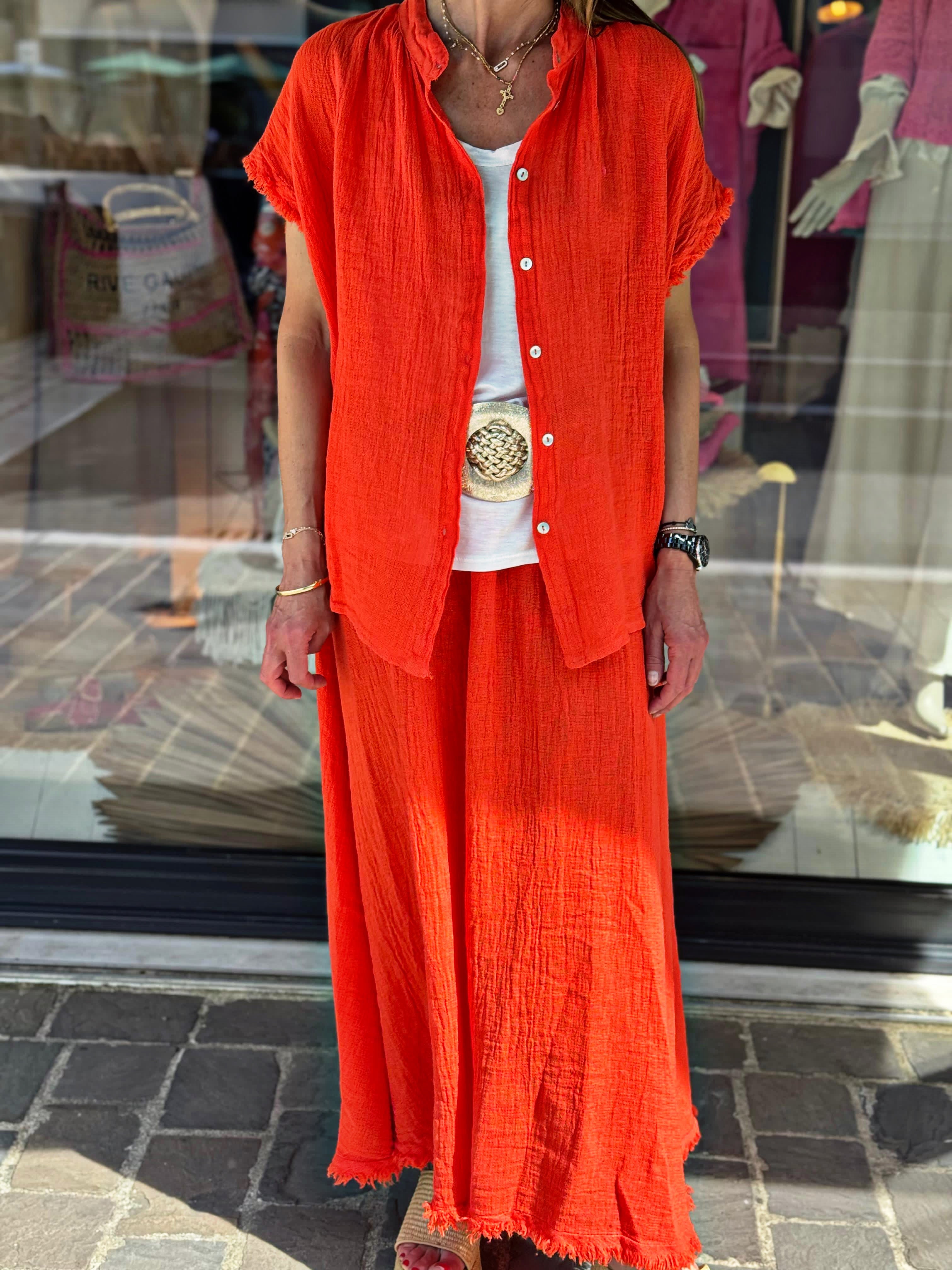Top PAOLO Orange