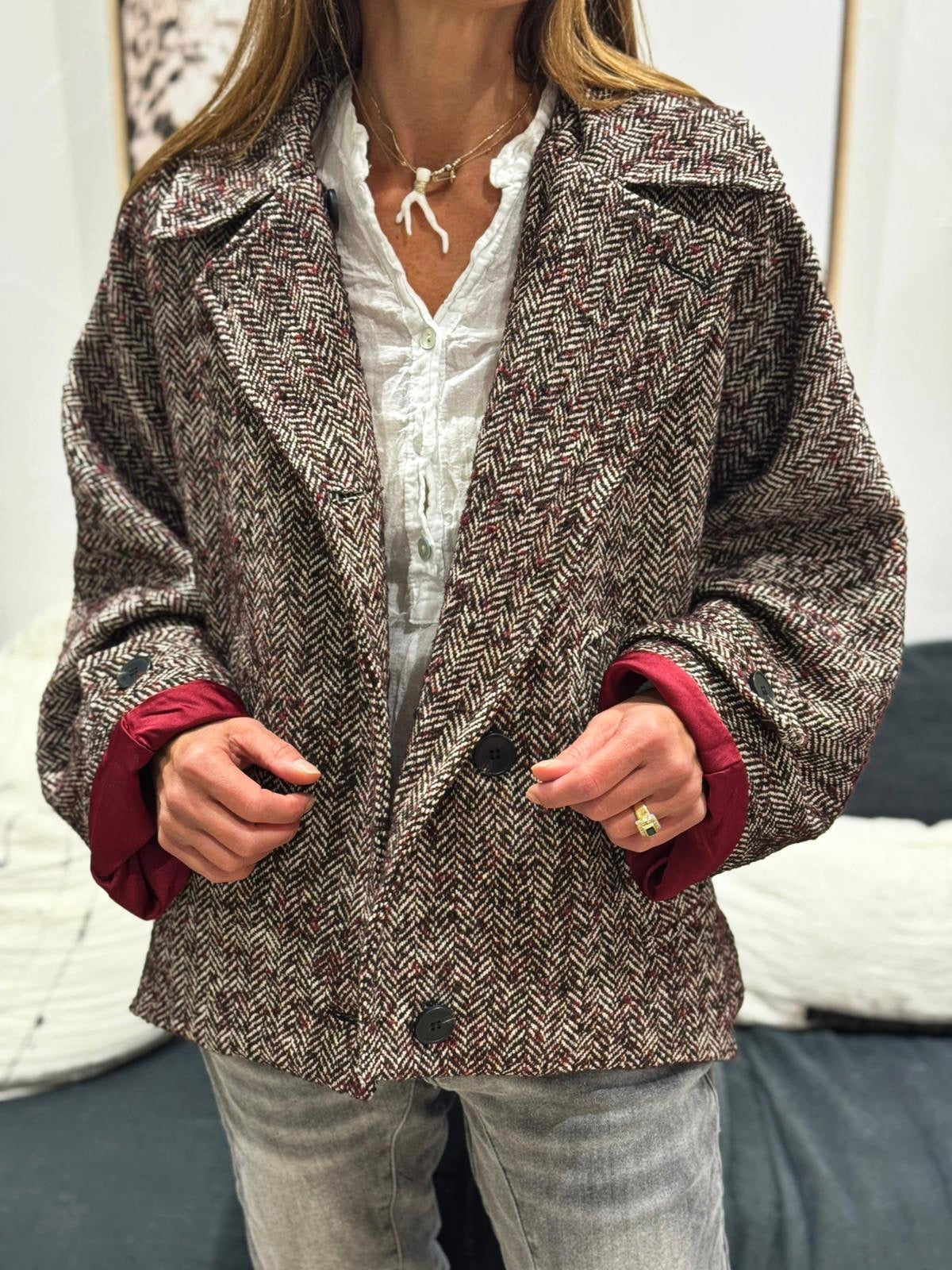 Veste SAMY Bordeaux