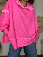 Charger l'image dans la galerie, Sweat SUNNY Rose fluo
