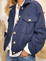 Charger l'image dans la galerie, Blouson bouclette GAB Marine
