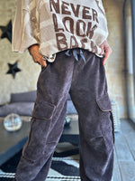 Charger l'image dans la galerie, Pantalon velours cotelé souple BEN Choco
