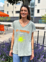 Charger l&#39;image dans la galerie, Tee shirt ST-TROPEZ Kaki
