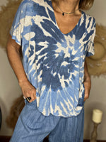Charger l&#39;image dans la galerie, Tee shirt PAUL Bleu

