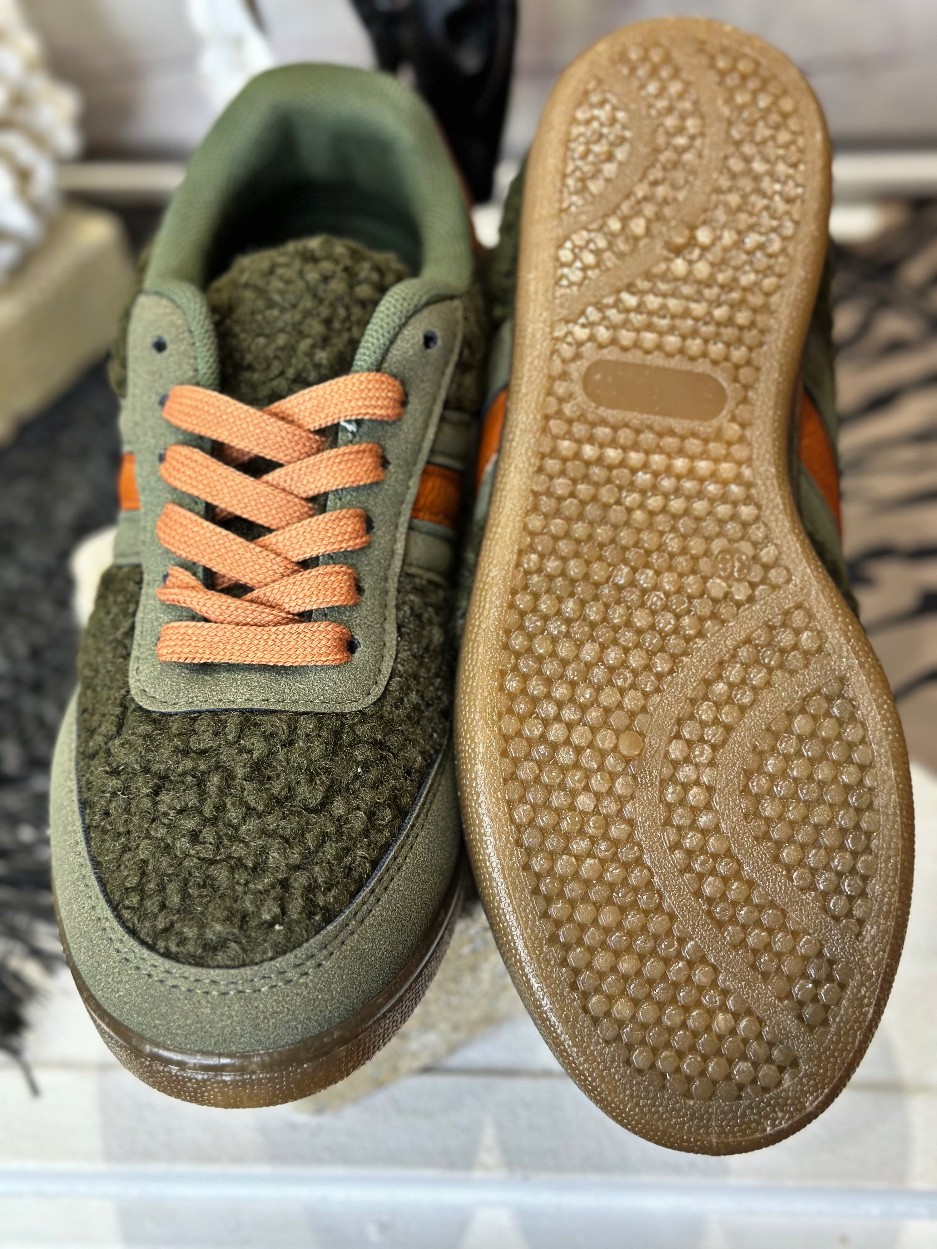 Baskets KENZA Kaki