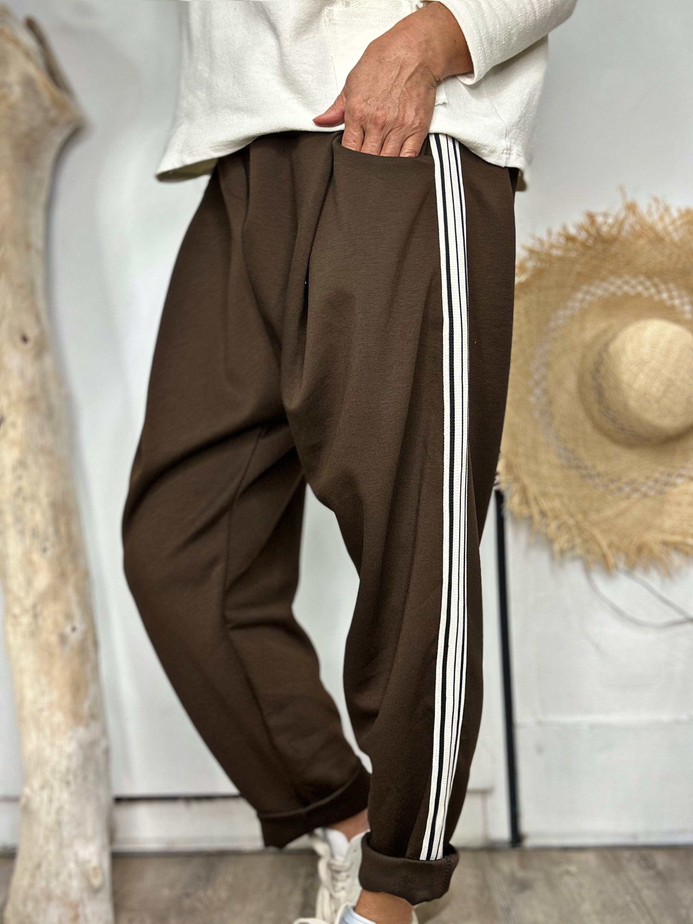 Pantalon NAHIA Choco