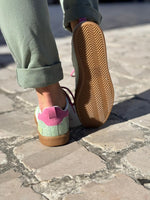 Charger l'image dans la galerie, Baskets basses femme ZIA Vert pastel
