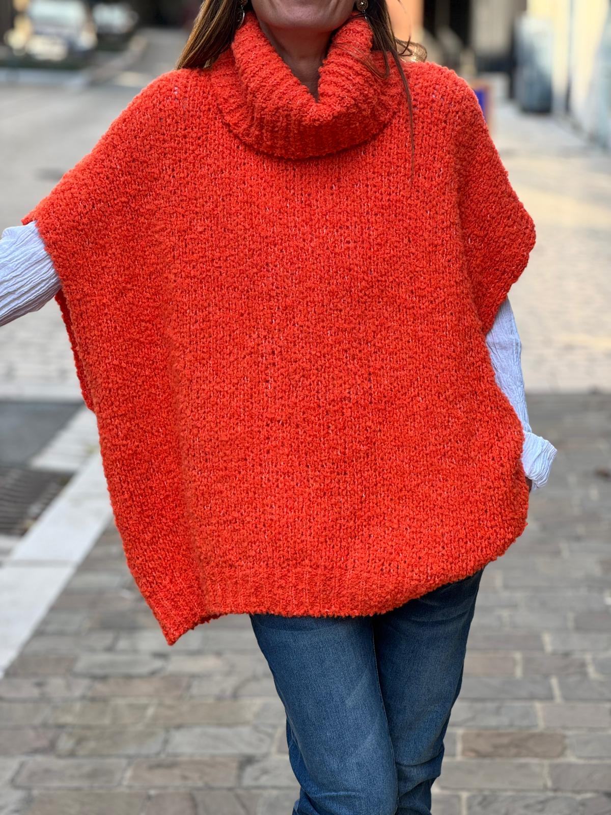 Pull sans manche BERNIE Orange