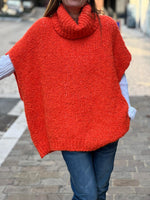 Charger l&#39;image dans la galerie, Pull sans manche BERNIE Orange
