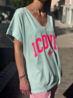 Charger l'image dans la galerie, T-shirt "Iconic" Aqua - NOLAN

