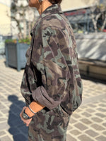 Charger l'image dans la galerie, Blouson velours MADDY Camouflage

