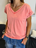 Charger l'image dans la galerie, Tee shirt Corail étoiles - SAMBA
