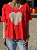 Charger l'image dans la galerie, Pull LOVE Corail
