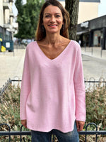 Charger l&#39;image dans la galerie, Pull doux TAO Rose
